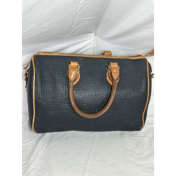 VTG Dooney & Bourke Women’s Leather AWL Gladstone Bag W/ Matching Coin Bag Rare - Picture 5 of 16